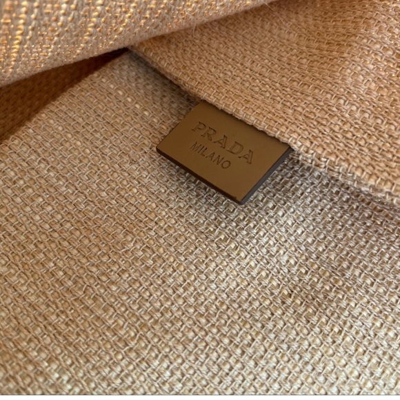 Prada Raffia Beach Tote Authentic - Picture 6 of 6